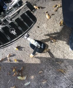 KiWAV Motorcycle Kickstand Pad Plate Support Accessory - Black - Soft Ground, Grass, Hot Pavement, Outdoor Parking, Anti Sinking 32 81z5zfdqTZL