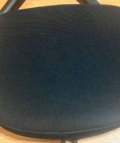 Amazon Basics Mid-back Mesh Office Drafting Chair Stool with Adjustable Footrest, Black No Arms 54 81z61bOflXL