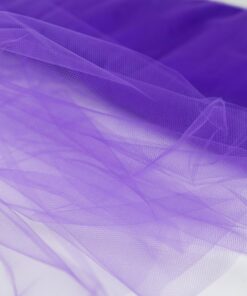 Craft And Party, Purple Fabric Tulle Roll 54 Inch by 40 Yards (120 ft) Fabric Tulle Bolt for DIY Tutu Skirt, Wedding and Decoration (Purple) 54" x 40 yards 14 81z6z fgeL