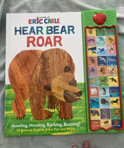 World of Eric Carle, Hear Bear Roar 30-Button Animal Sound Book - Great for First Words - PI Kids 35 81z8o7artfL