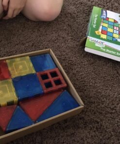 Shapemags 60 Piece Set Magnet Building Tiles Magnetic Blocks - Starter Building Kit, Award Winning STEM Educational 3D Construction Blocks Set 60pcs 33 81z9 sRjmPL