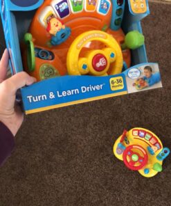 VTech Turn and Learn Driver Amazon Exclusive,Orange Orange Standard Packaging 61 81zAanKmp1L