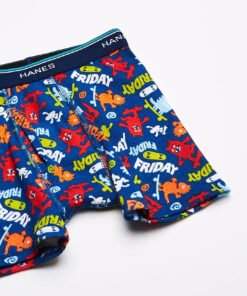 Hanes Boys Toddler 7-Pack Days of The Week Boxer Brief (Assorted) 2-3 Assorted 8 81zBRQRqqS