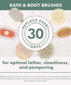 EcoTools Dry Body Brush, For Post Shower & Bath Skincare Routine, Removes Dirt & Promotes Blood Circulation, Helps Reduce Appearance of Cellulite, Eco-Friendly, Vegan & Cruelty-Free, 1 Count Dry Brush, Pink 33 81zBpoY6eiL 1