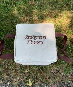 GoSports 90 mm Backyard Bocce Set with 8 Balls, Pallino, Case and Measuring Rope - Made from Premium Resin 30 81zD0fV5DqL