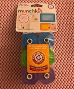 Munchkin® Arm and Hammer Diaper Bag Refills, 6 Pack, 72 Bags 72 Bag Refills 33 81zEZLE2O6L