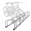 Hromee Bike Floor Parking 1-6 Rack Adjustable Bicycle Storage Organizer Stand for Garage, Silver 23 81zEeciOGTL