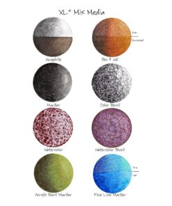 Canson XL Series Mix Paper Pad, Heavyweight, Fine Texture, Heavy Sizing for Wet or Dry Media, Side Wire Bound, 98 Pound, 5.5 x 8.5 in, 60 Sheets, 5.5"X8.5" 5.5x8.5 Mixed Media 31 81zEqwPb84L 1