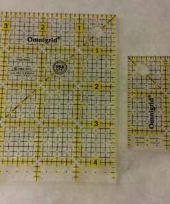 Omnigrid Square Value Pack (2-1/2", 4-1/2", 6-1/2", 9-1/2") Quilting Ruler, 2.5”, 4.5”, 6.5” and 9.5”, Clear, 4 Pack 25 81zHrD1cfrL