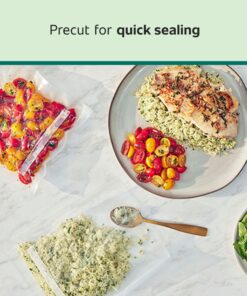 FoodSaver Vacuum Sealer Bags for Airtight Food Storage and Sous Vide, 1 Quart Precut Bags (44 Count) 44 quart bag PDP FFP 15 81zIAEUtgoL