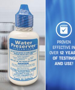 55 Gallon Water Preserver Concentrate 5 Year Emergency Disaster Preparedness, Survival Kits, Emergency Water Storage, Earthquake, Hurricane, Safety 13 81zJCBXYxiL
