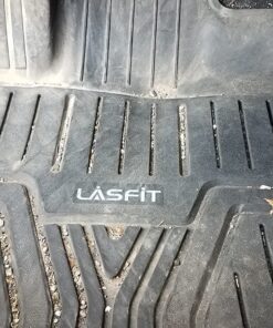 LASFIT Floor Mats Fit for Honda Civic 2016-2021 1st & 2nd Row Set, All Weather TPE Car Liners Black 33 81zJMDueGXL