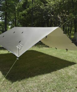 Gold Armour Rainfly Tarp Hammock, Premium 14.7ft/12ft/10ft/8ft Rain Fly Cover, Waterproof Ultralight Camping Shelter Canopy, Survival Equipment Gear Camping Tent Accessories (OD Green 12ft x 10ft) Od Green 12ft X 10ft 42 81zKkGLSX1L 1