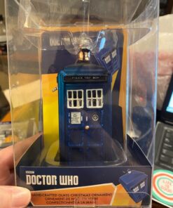 Kurt Adler 4.25-Inch Doctor Who Tardis Glass Figural Ornament 31 81zKlW9chML