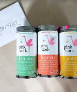 Pink Stork Postpartum Uplift Tea: Hormone Balance for Women After Pregnancy, Chamomile Tea with Red Raspberry Leaf for Postpartum Recovery and Mood Support - Caffeine-Free, 15 Sachets 24 81zLc7gVusL 1