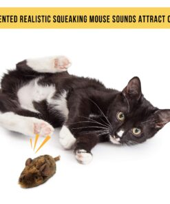 Alternative view of OurPets Play-N-Squeak Mouse Hunter Cat Toy (Interactive Cat Toy & Catnip Toy with Real Mouse Electronic Sound) Perfect Toys for Indoor Cats with Catnip Mouse Hunter (Pack of 1)