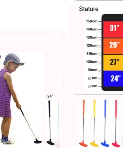 Crestgolf 6pcs Two Way Junior Golf Putter Kids Putter Both Left and Right Handed Easily Use 5 Sizes for Ages 3-5 6-8 9-12 13-15 Adult 25 inch 13 81zMwbMmJEL