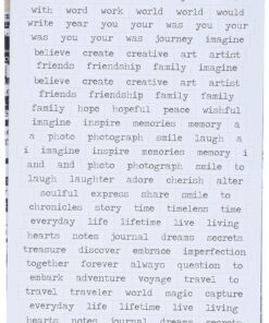 Tim Holtz Idea-ology Chitchat Word Stickers, Black and White Matte Cardstock, 1088 Stickers, TH92998, 1/8" Multicolor 14 81zN5YaW5GL