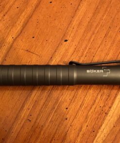 BOKER PLUS K.I.D. Caliber 50 Tactical Pen - Refillable Grey Aluminum 16 81zN5tayWaL