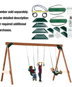 Alternative view of Swing-N-Slide Scout Custom DIY Play Set Hardware Kit (wood not included) Brown