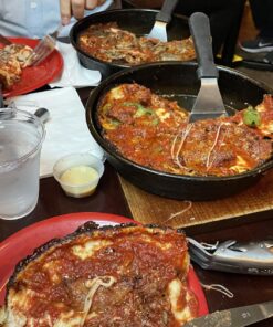 The Perfect Pizza Pack™ - Reusable Pizza Storage Container with 5 Microwavable Serving Trays - BPA-Free Adjustable Pizza Slice Container to Organize & Save Space, Red 1 Pack 31 81zP8Z3G9tL