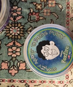 Crazy Aaron's Thinking Putty 4" Tin - Phantoms Foxfire - Glowing Sparkle Glow Putty, Soft Texture - Never Dries Out 21 81zQL7fjJFL