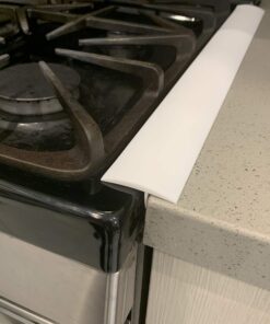 Gap Stopper® Pro - 21" Red, Professional Grade, FDA Heavy 8.6 oz Silicone, Set of 2, Covers Gap between Stove & Countertops 21" 15 81zRbNG6zWL