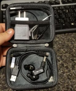 Hermitshell Hard EVA Travel Case Fits Anker PowerCore 13000 Portable Charger - Compact 13000mAh 2-Port Ultra Portable Phone Charger Power Bank (Black) Black 45 81zSOXe1rIL