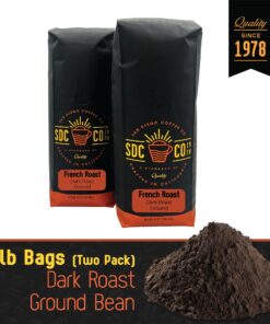 Alternative view of San Diego Coffee French Roast, Dark Roast, Ground Coffee, 16-Ounce Bags (Pack of 2) 2.00 Pound (Pack of 1)