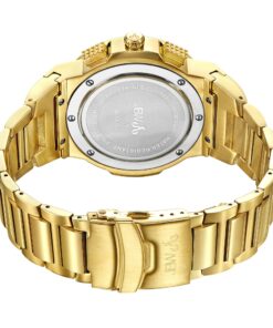 JBW Men's JB-6101-J"Saxon" 18K Gold-Plated Stainless Steel Diamond Watch 11 81zTUTczLlL
