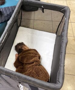 Guava Lotus Travel Crib with Lightweight Backpack Design | Certified Baby Safe Portable Crib | Folding Play Yard with Comfy Mattress for Babies & Toddlers | Compact Baby Travel Bed 49 81zTtnzowuL