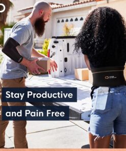 Copper Compression Back Brace - Copper Infused Orthopedic Lower Lumbar Support Belt. Relieves Muscle & Ligament Strain, Arthritis, Osteoporosis, Hernia, Ruptured Disc, Sciatica, Scoliosis, Fits Men & Women Large/X-Large (Pack of 1) 10 81zVGVJJUJL