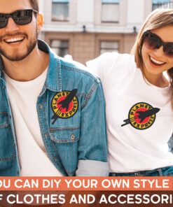 Futurama Backpack Patches for Girls - BURIUS Planet Express Shirt Patches Iron on or Sew on Patches for Clothing - Cotton Patches for Clothes Tactical Clothing Patch Applique Patches for Backpacks 28 81zVYJh00VL