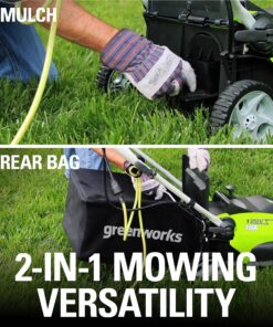 Greenworks 10 Amp 16-inch Corded Mower, 25142 16" Corded Mower 53 81zWKCkfx2S