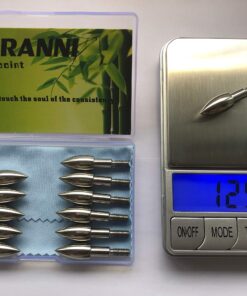 ORRANNI Archery Field Points,5/16" Outside Diameter,125 Grains,Stainless Steel Screw in Archery Field Tips(1 Dozen) 9 81zWXQB4B3L