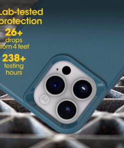 OtterBox iPhone 14 Pro Max (ONLY) Commuter Series Case - DONT BE BLUE (Blue), slim & tough, pocket-friendly, with port protection 9 81zXggrd1sL