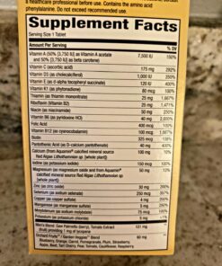 Nature's Way Alive! Men's Daily Ultra Potency Complete Multivitamin, High Potency B-Vitamins, Supports Energy Metabolism*, 60 Tablets 36 81zY79w5I7L