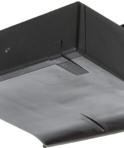 SPARTA Plastic Dust Pan, Upright Pan With 2 Piece Handle For Cleaning, 11 X 12 X 3.5 Inches, Black 36 Inches 1 11 81zYTbX5 hL