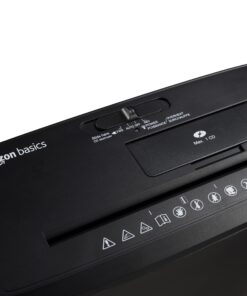 Alternative view of Amazon Basics 8-Sheet Strip-Cut Paper Shredder, CD, and Credit Card Shredder Shredder (New Model)