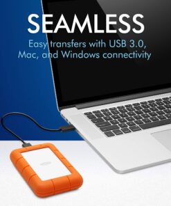 LaCie Rugged Mini 5TB External Hard Drive Portable HDD – USB 3.0/2.0 Compatible, Drop Shock Dust Rain Resistant Shuttle Drive, For Mac And Computer Desktop Workstation PC Laptop (STJJ5000400) 13 81zYsCWxfpL