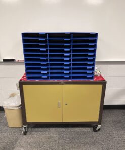 Pacon Classroom Keepers 30-Slot Mailbox, Blue (001318) 33 81zZS5VxlPL