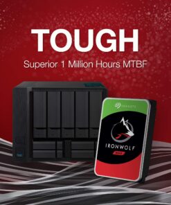 Seagate IronWolf 6TB NAS Internal Hard Drive HDD – 3.5 Inch SATA 6Gb/s 7200 RPM 256MB Cache for RAID Network Attached Storage (ST6000VN0033) 14 81zaW6fDNL