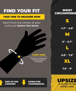 CopperJoint Wrist Brace for Carpal Tunnel Relief - Wrist Compression Sleeve and Tennis Wrist Support - Ideal for Tendonitis, Golf, Yoga, Typing and Gaming - Copper Infused Nylon (Pair, Small) Pair- Small 10 81zch9Ij2L