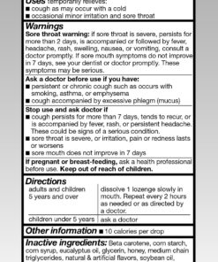 Amazon Basic Care Honey Lemon Cough Drops 160 Count (Previously SoundHealth) 160 Count (Pack of 1) 12 81zdUjYpLDL