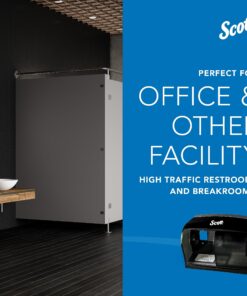 Scott Essential Double Roll Coreless Toilet Paper Dispenser (09604), Black 19 81zghLCWfcL