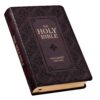 KJV Holy Bible, Giant Print Standard Size Faux Leather Red Letter Edition - Thumb Index & Ribbon Marker, King James Version, Dark Brown Imitation Leather 4 81zhB216LbL
