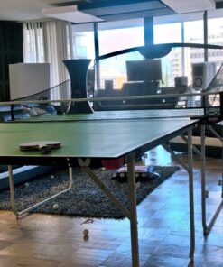 iPong V300 Table Tennis Training Robot - Serves 40mm Regulation Ping Pong Balls Automatically - Play Solo w/o Playback Mode on your Ping Pong Table - Various Models Available, Size 19 , Blue 28 81zhKh1t4pL