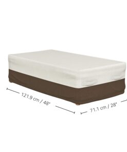 Alternative view of Amazon Basics Coffee Table Patio Cover, Medium, Beige/Tan, 48"x28" 48"x28"