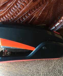 Swingline Stapler, Quick Touch Reduced Effort Stapling, Compact, 15 Sheets, Black/Red (S7064565) 7 81ziOZedZ9L