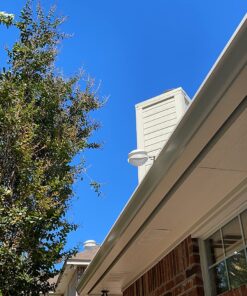 DBF Outdoor Solar Gutter Lights【Upgraded Version】 Solar Fence Post Lights Wall Mount Decorative Deck Lighting Auto On/Off Solar Landscape Lights for Eaves Yard Garden Highlight Gate (Pack of 6) White 43 81zinGFqdML